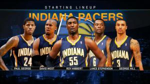 Pacers Starters Shot
